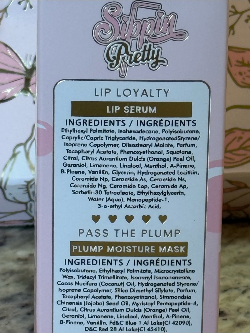 PL Sippin Pretty Rainbow Sherbet Lip Serum & Plumping Mask Set - Pink Packaging - Picture 5 of 7
